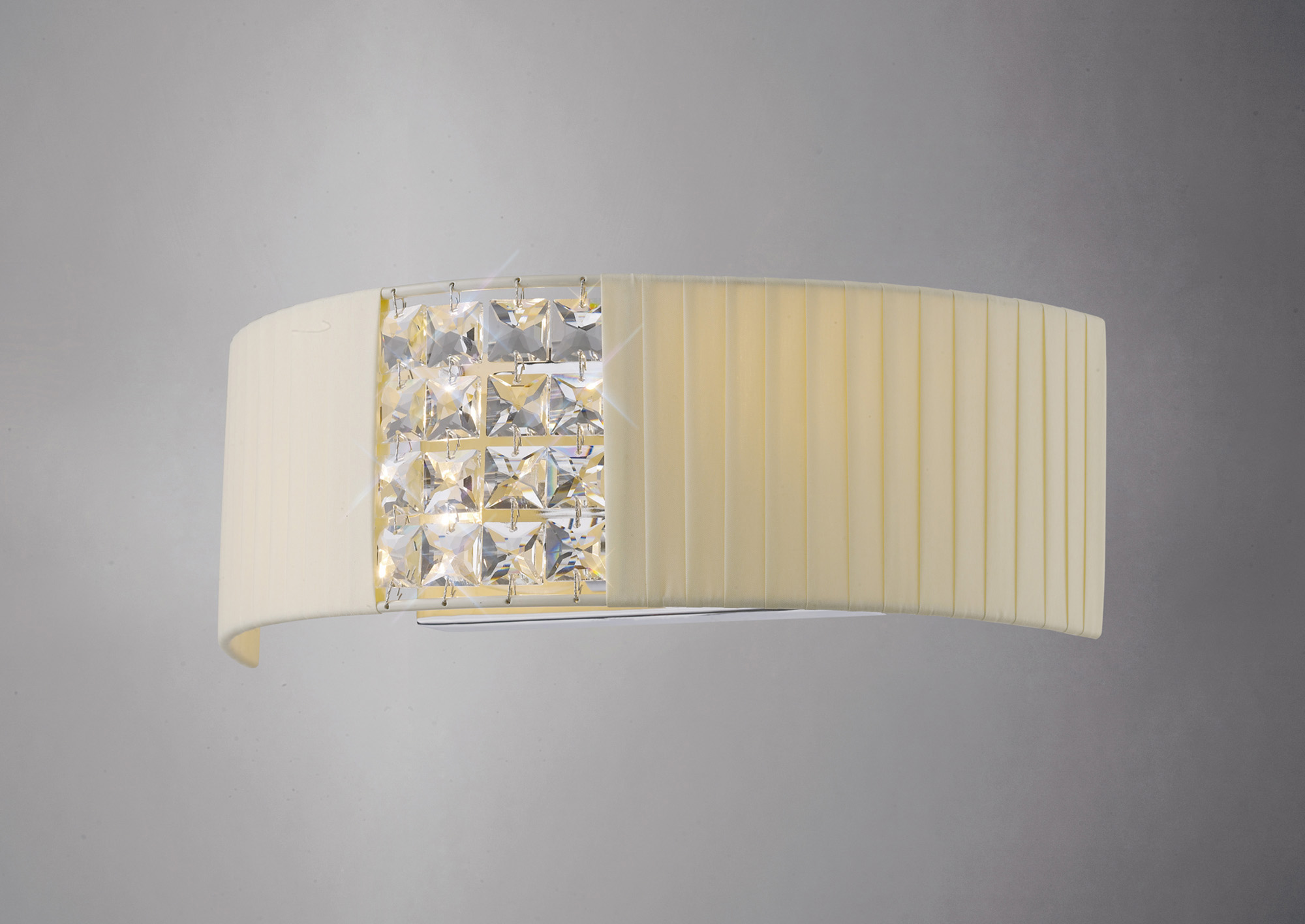 IL31171/CR  Evelyn Crystal Wall Lamp 2 Light